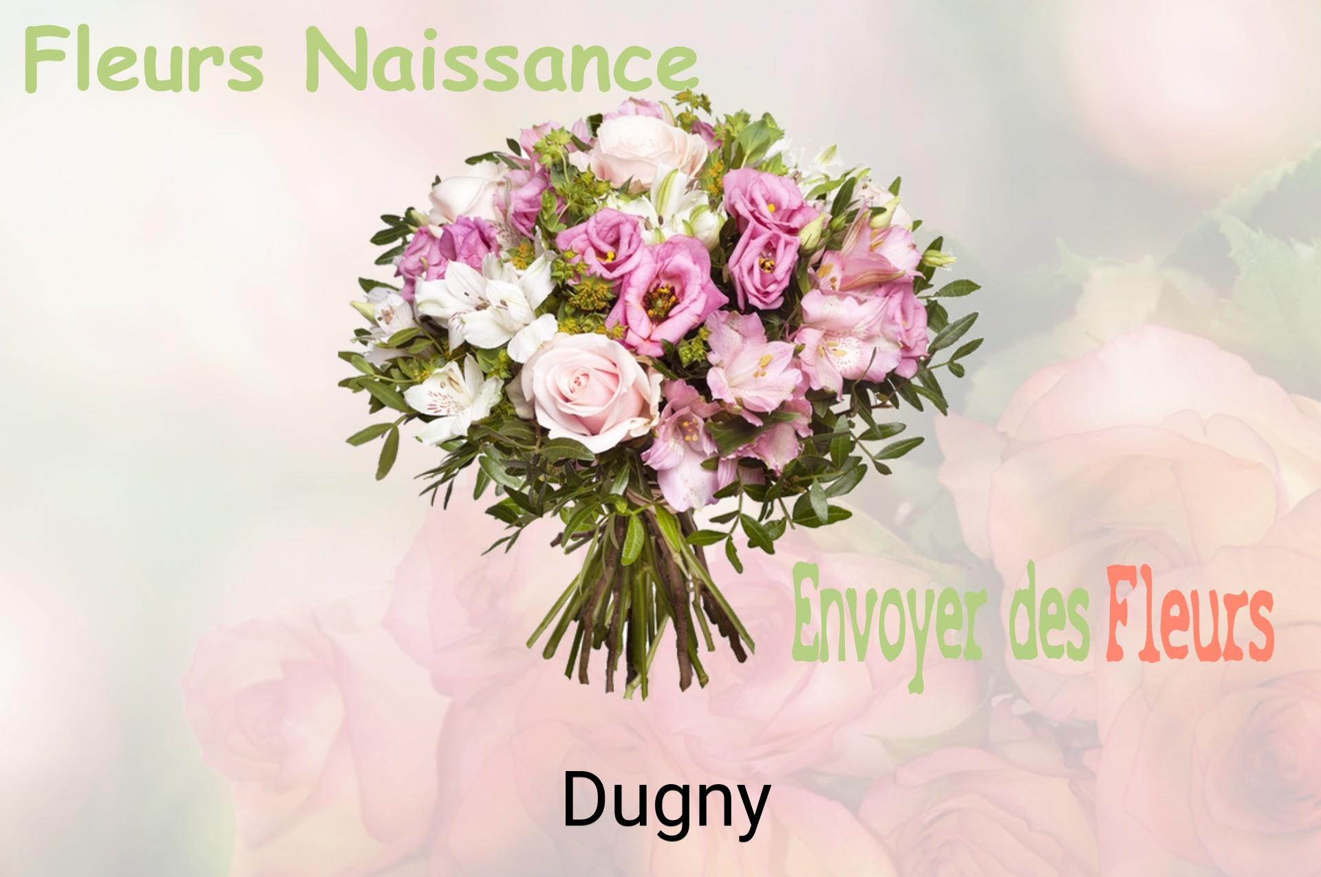 Bouquet de fleurs de naissance livré à Dugny